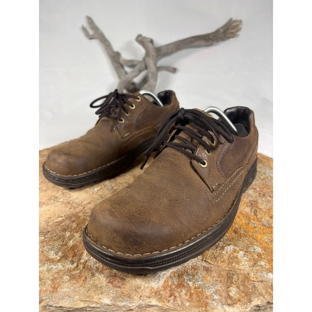 Merrell World Legend Oxford Shoes Mens 10.5 Dark Earth Brown Leather J45097